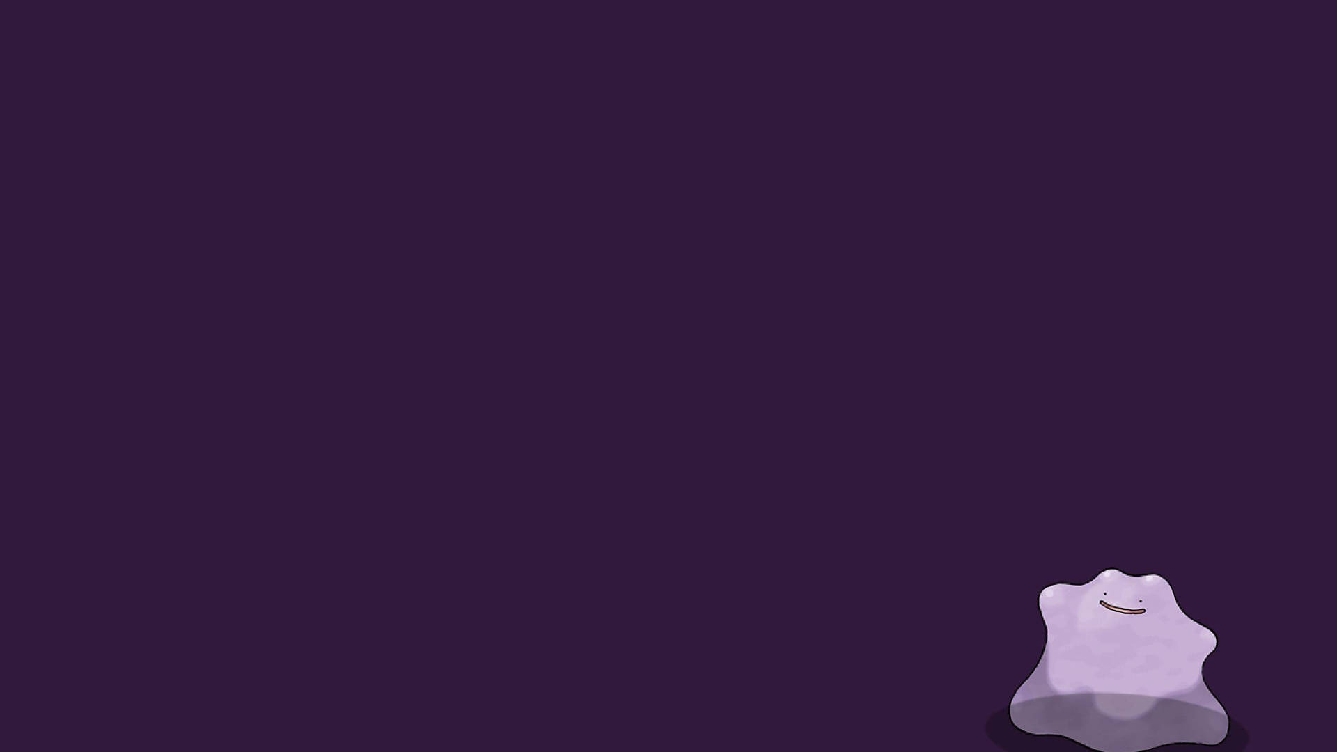 Ditto On Dark Purple Background