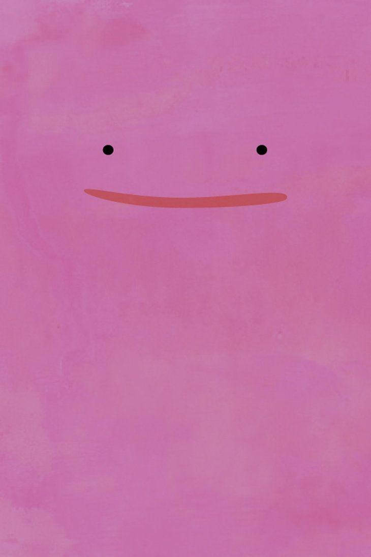 Ditto Red Smile Background