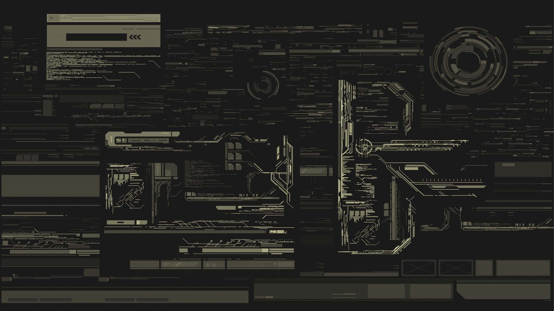 Dive In To The Vintage Vibes Of Dark Retro. Background