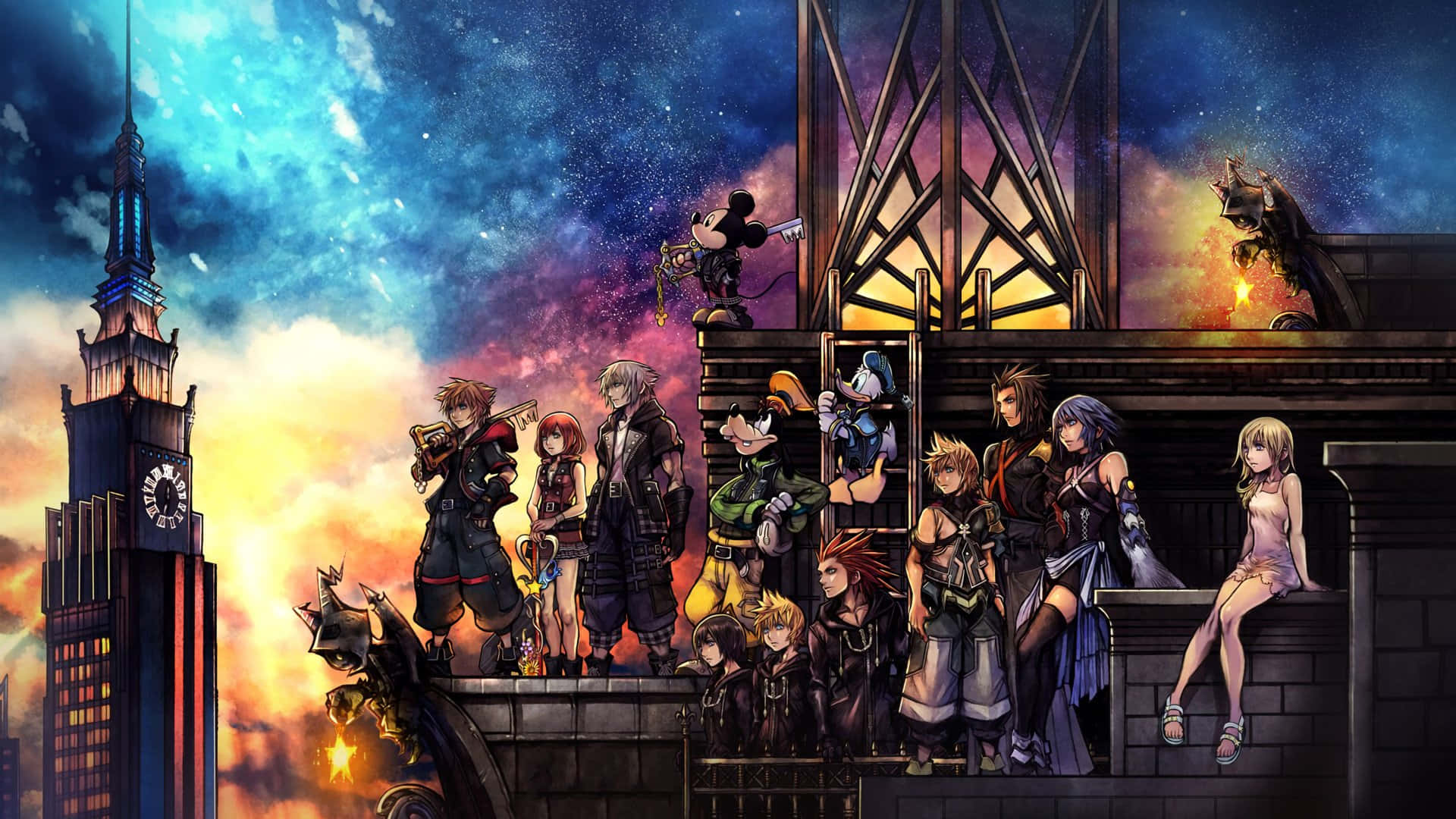 Dive Into A New Adventure With Kingdom Hearts' Aqua Background