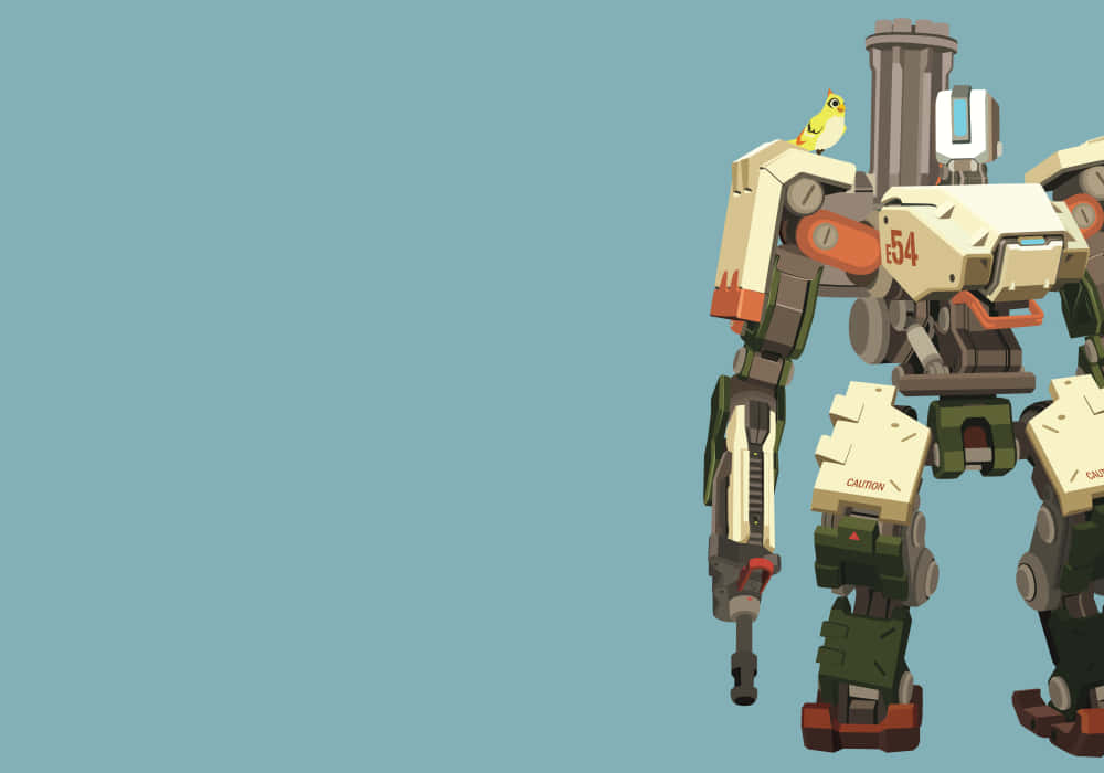 Dive Into Battle And Make History With Overwatch Minimalist Background