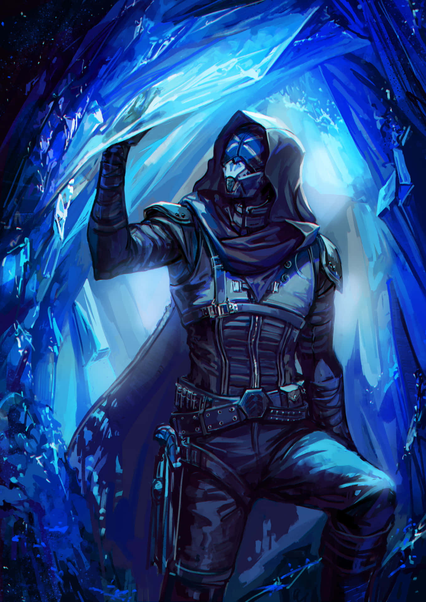 Dive Into The Action Of Destiny 2 On Your Phone Background