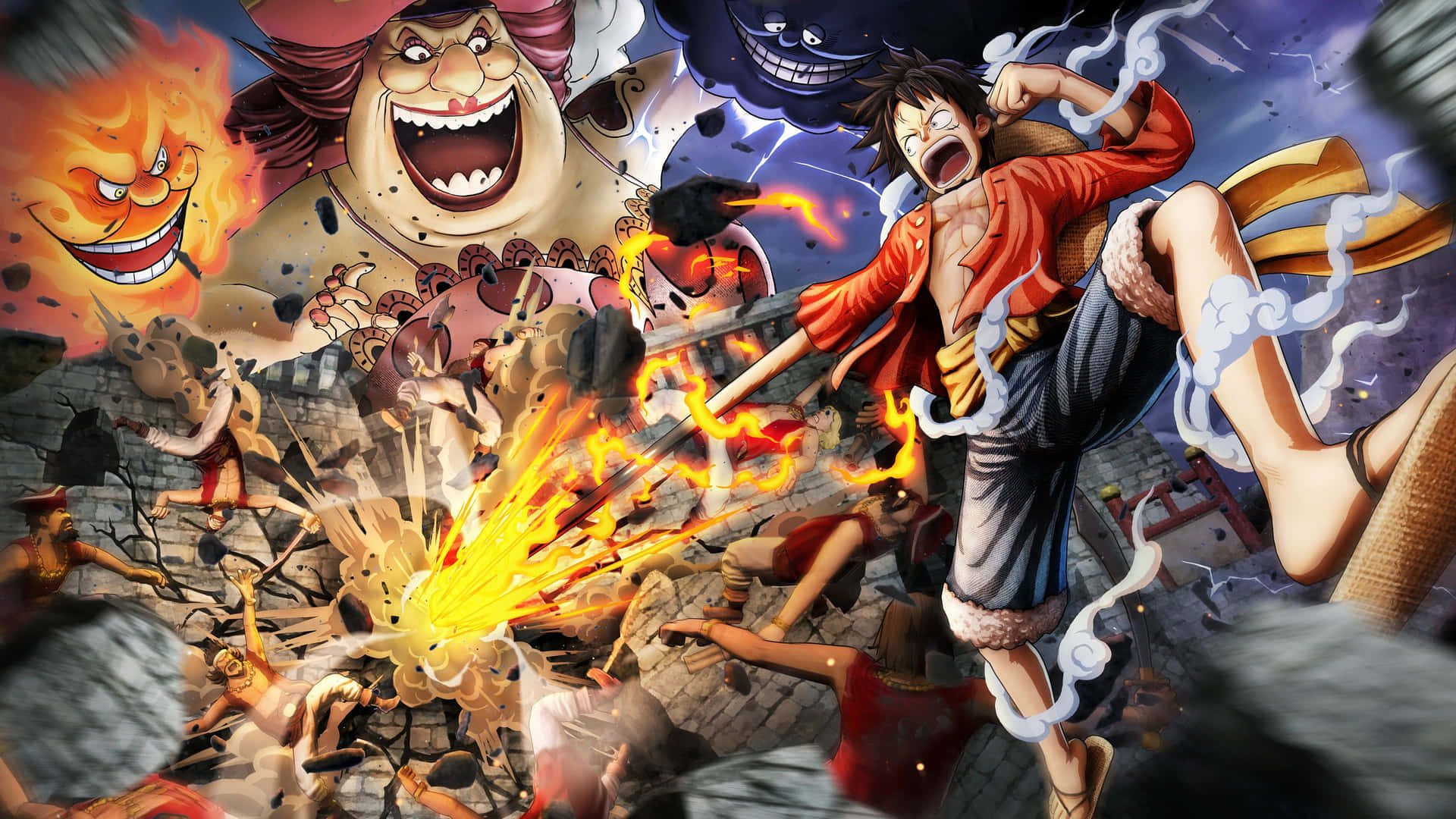 Dive Into The Adventures Of The Straw Hat Pirates Background