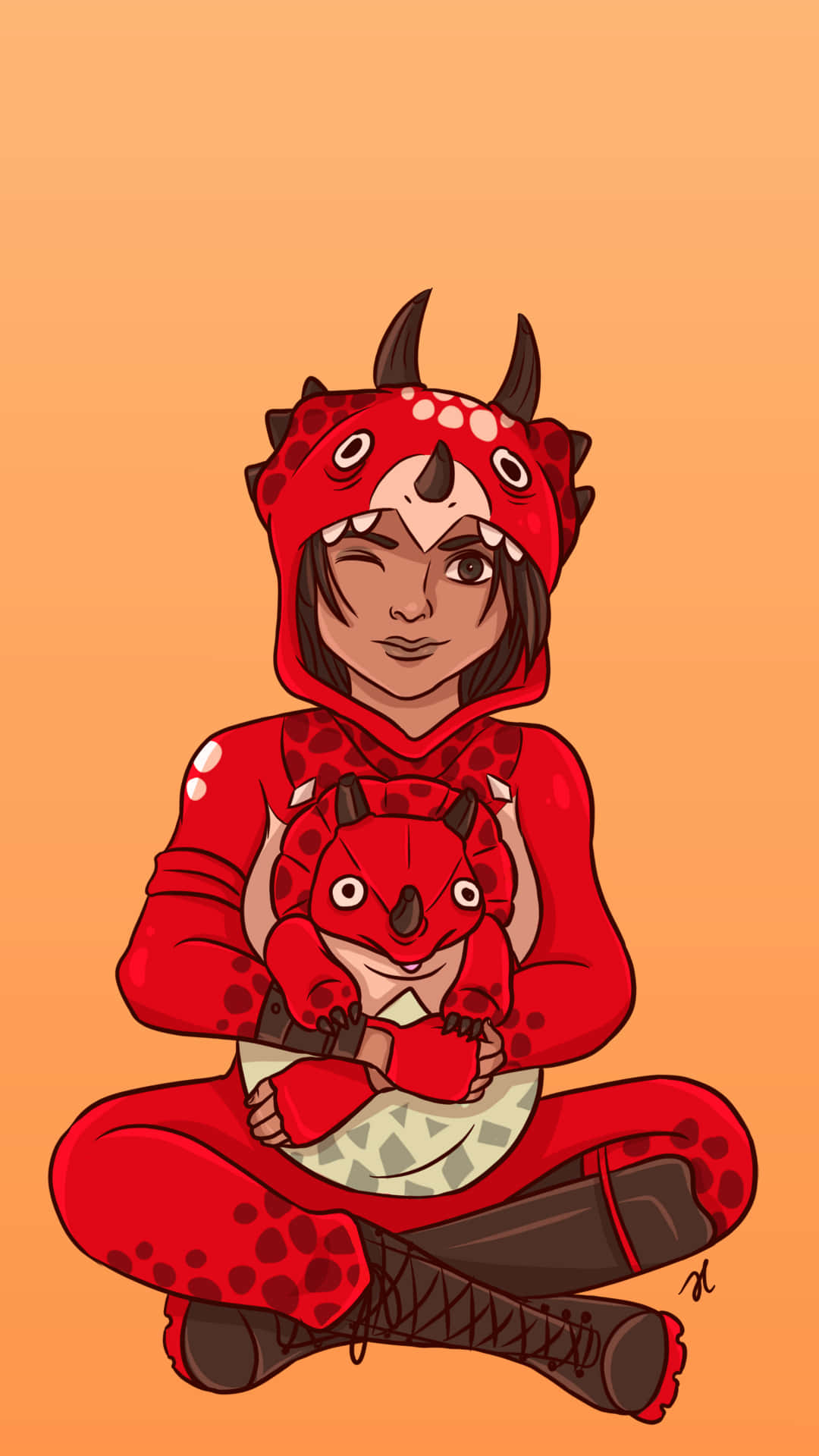 Dive Into The Battle Royale With This Cute Fortnite Avatar! Background