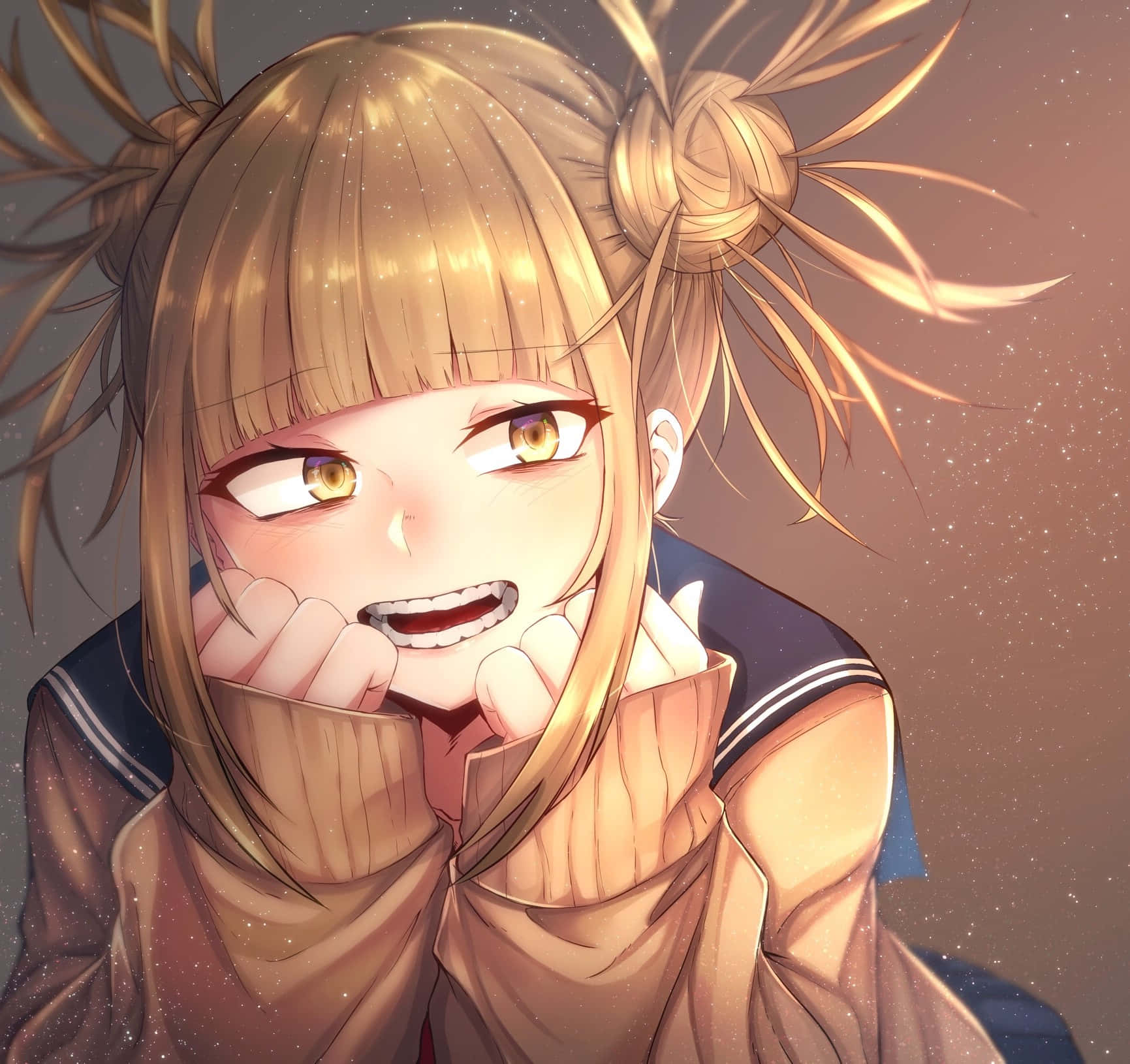 Dive Into The Chaotic Mind Of Himiko Toga Background