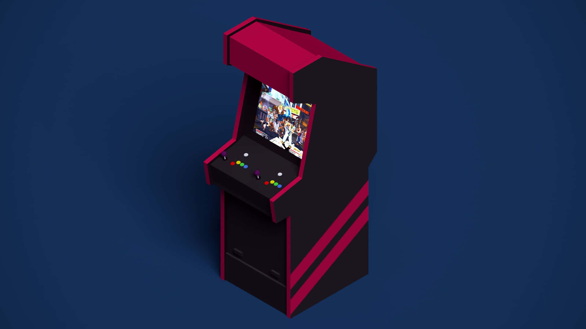 Dive Into The Retro Gaming Universe Of Arcade Aesthetic Background