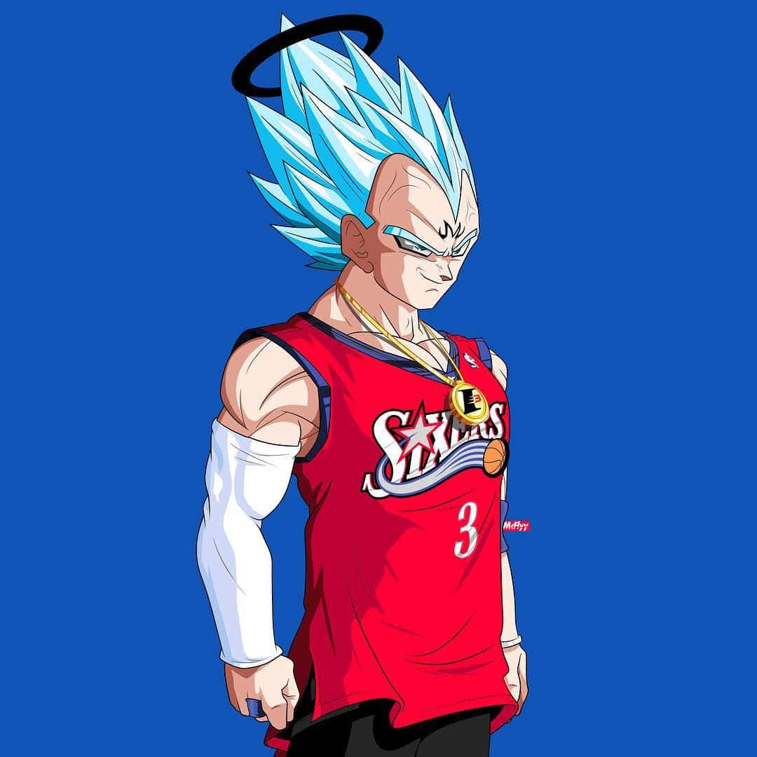 Dive Into The World Of Dragon Ball Z With This Vibrant, Colorful Image. Background