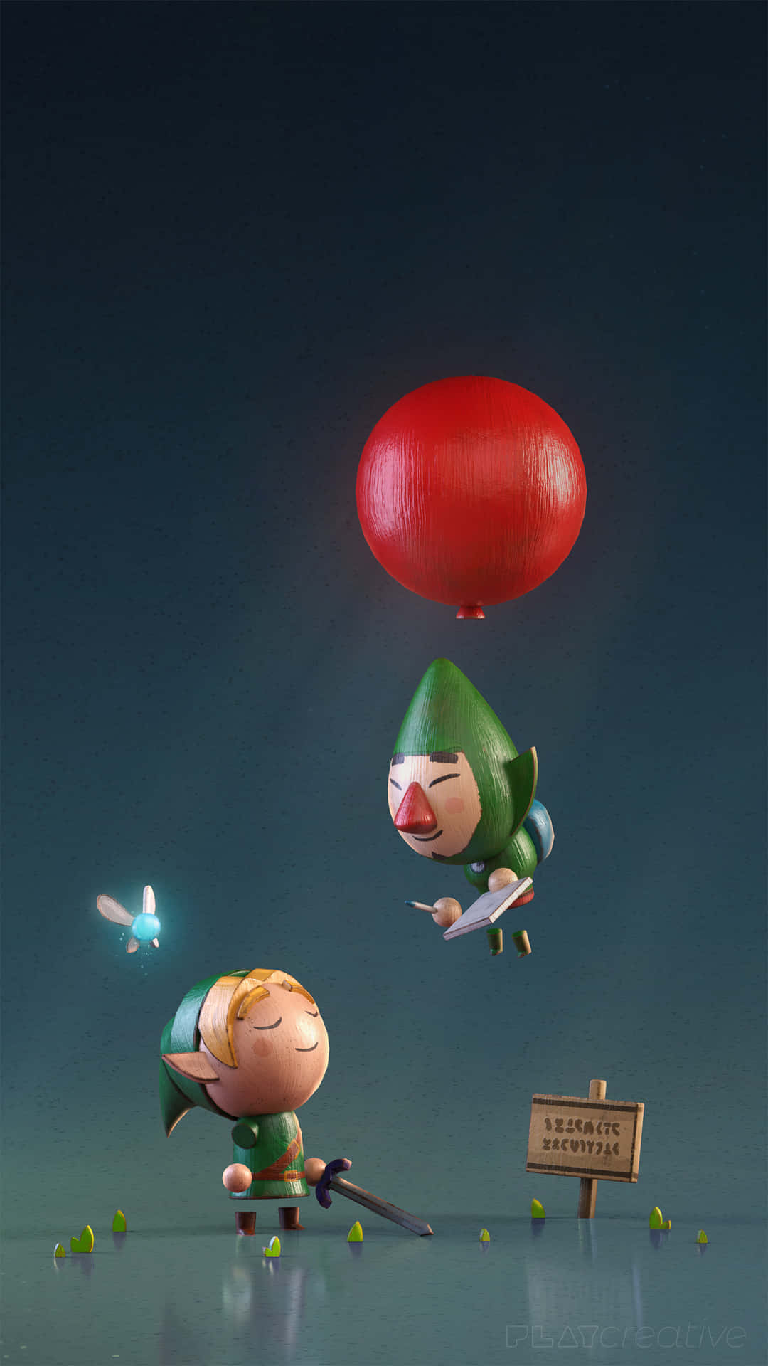 Dive Into The World Of The Legend Of Zelda With The New Zelda Phone Background
