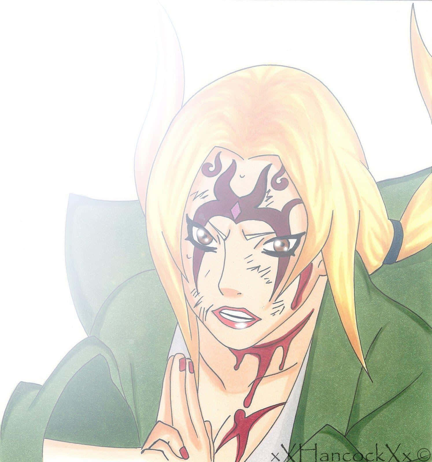 Dive Into Your Daily Life With Tsunade's Iphone Background