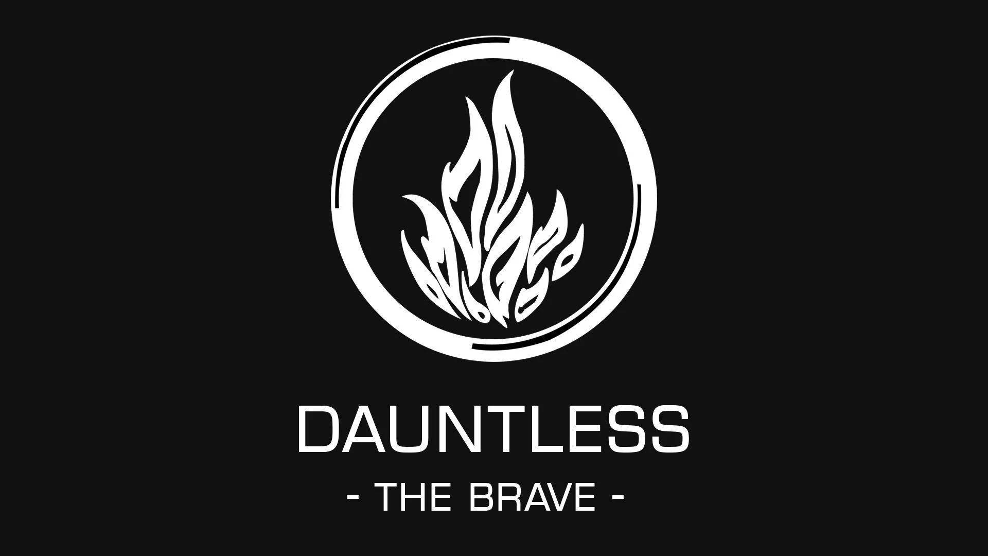 Divergent Dauntless Black Background Background