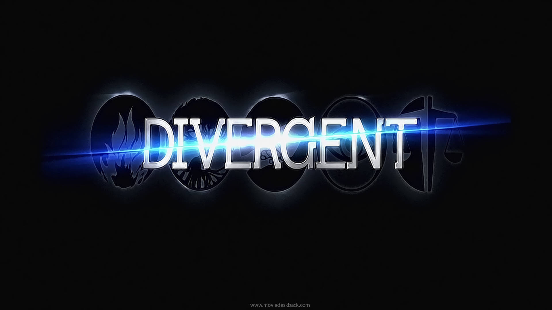 Divergent Title Movie Logo Poster Background