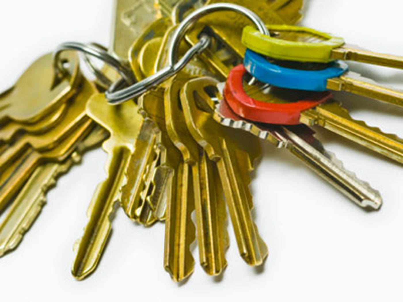 Diverse Set Of Keys Attached To A Key Ring