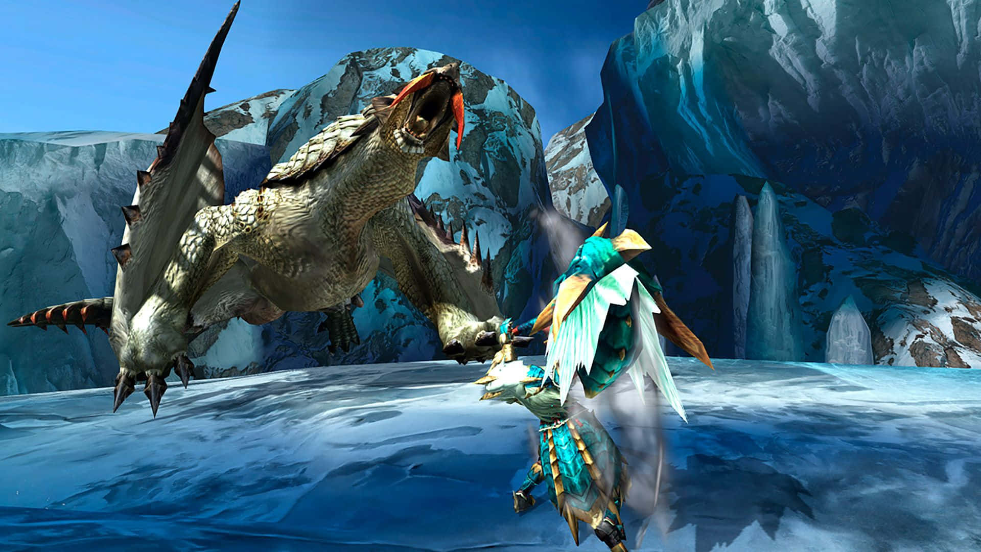 Diverting Your Attention From Routine Tasks With The Monster Hunter Desktop Video Game Background