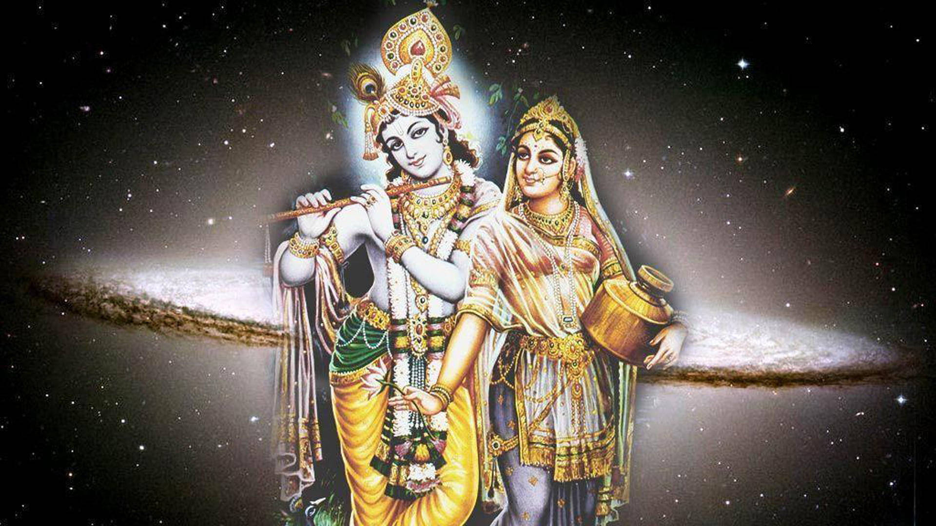 Divine 3d Artwork Of Lord Krishna