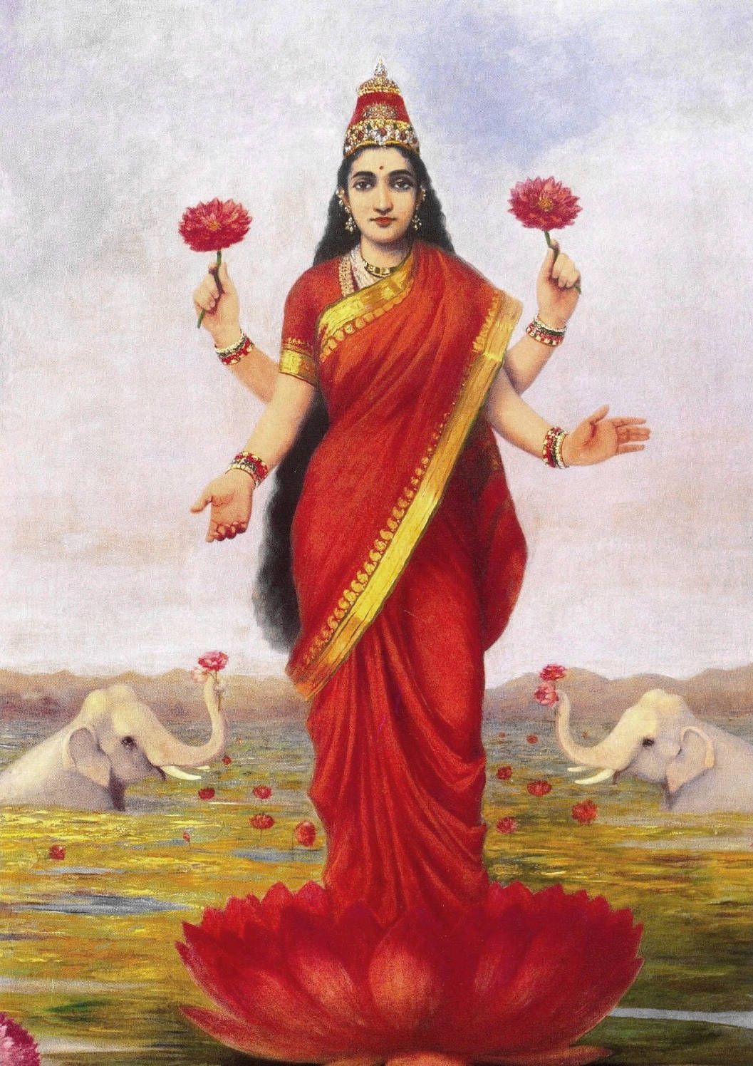 Divine Ashta Lakshmi – The Eight Forms Of Goddess Lakshmi Background