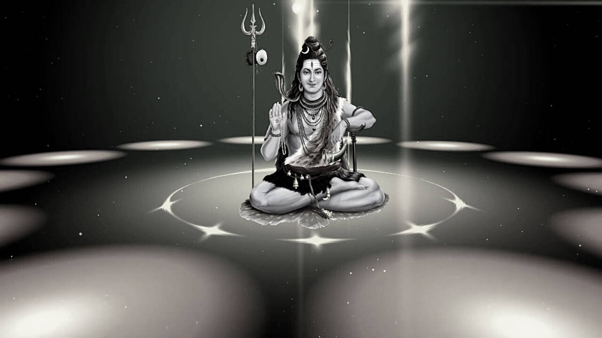 Divine Force In The Shadows - Representation Of Lord Shiva