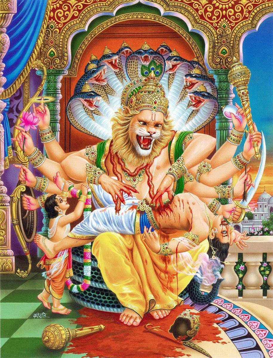 Divine Fury - Lord Narasimha