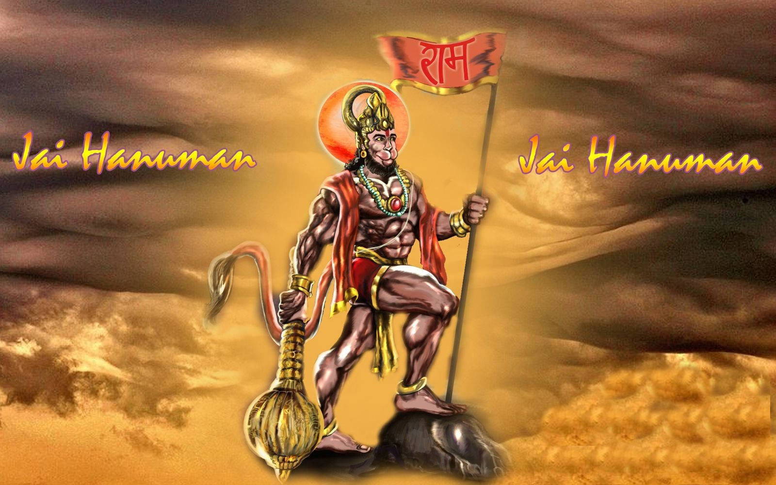 Divine Inspiration Under Yellow Skies - The Revered Jai Hanuman