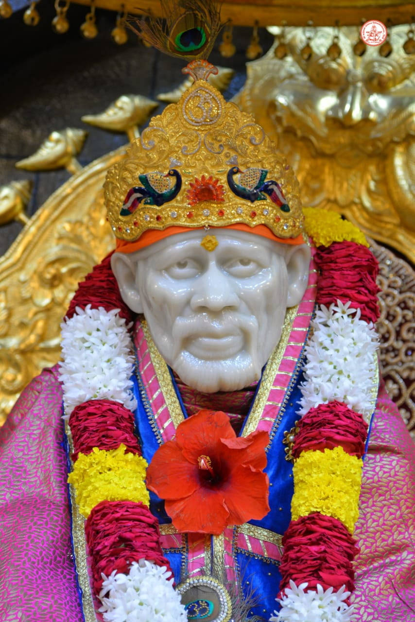 Divine Presence - Sai Baba On Your Phone Background