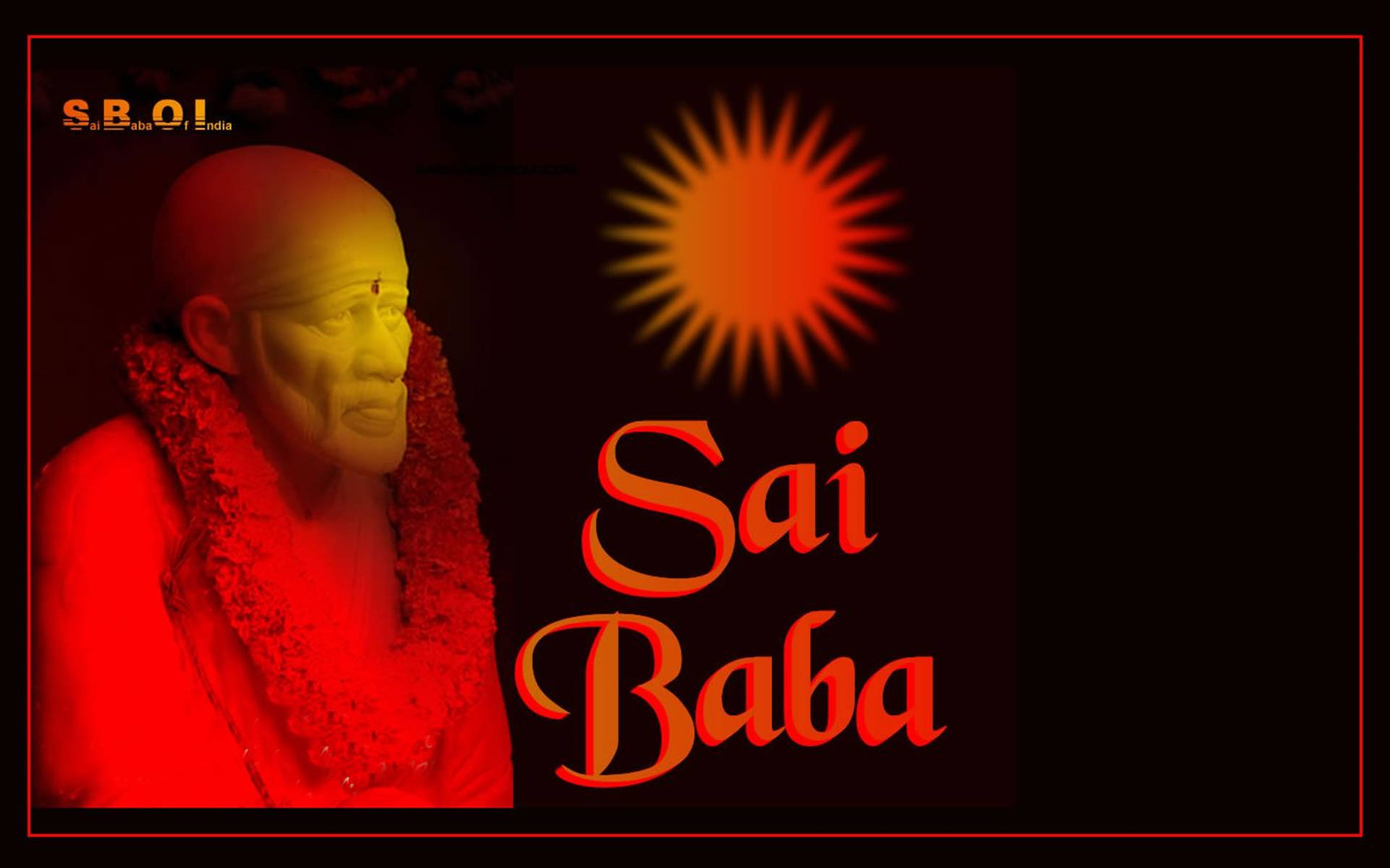 Divine Radiance - Sai Baba In Stunning 4k Resolution Background
