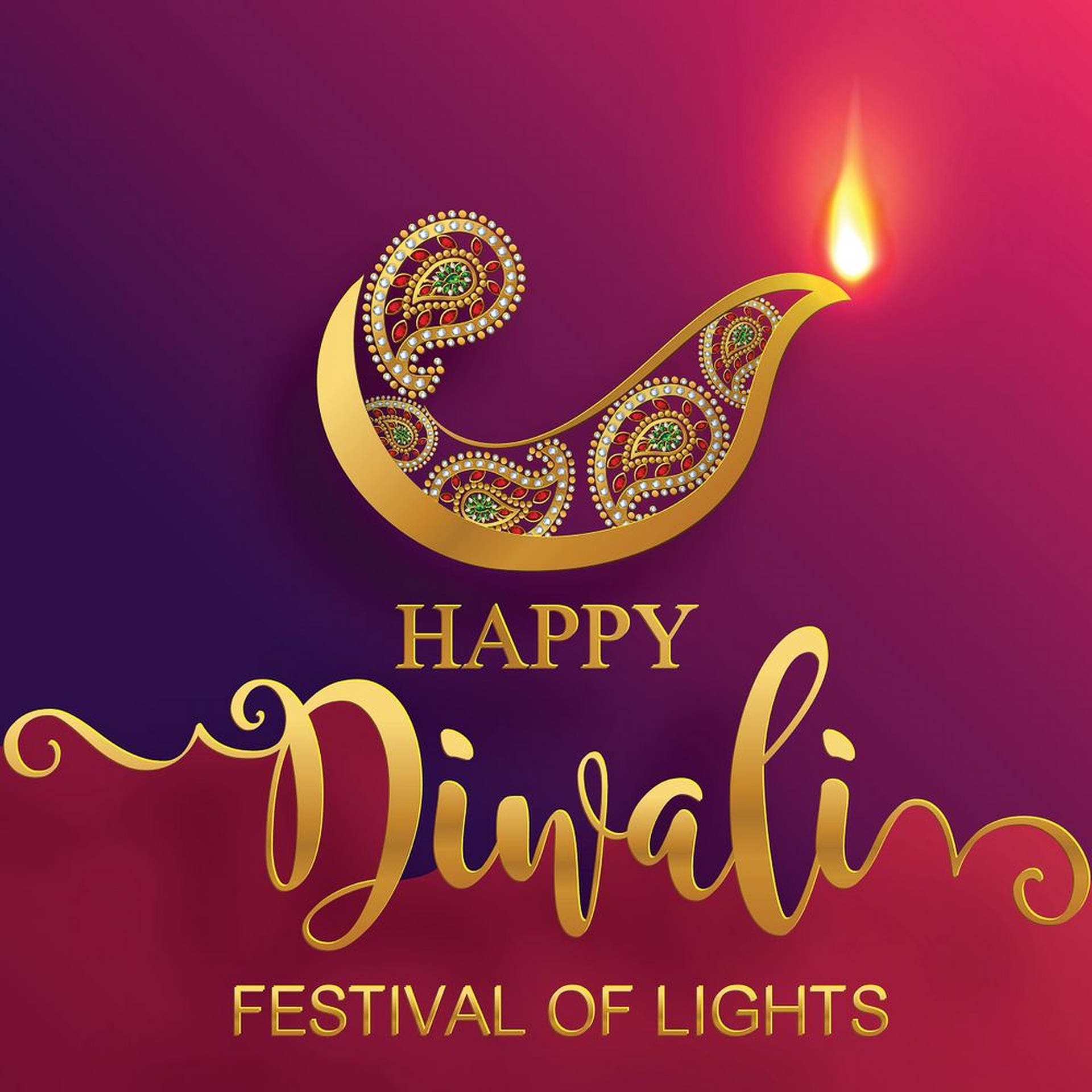 Diwali Festival Of Lights Background