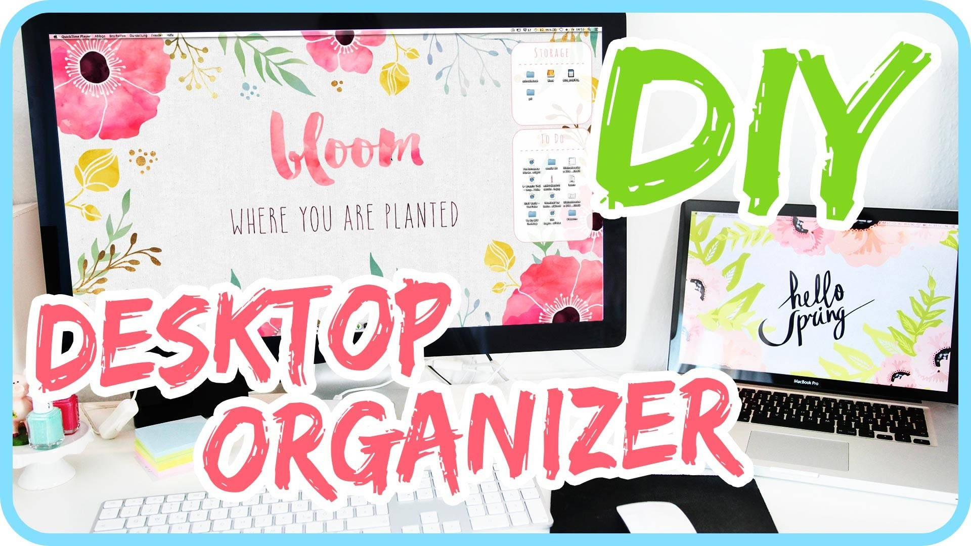 Diy Desktop Organizer Background