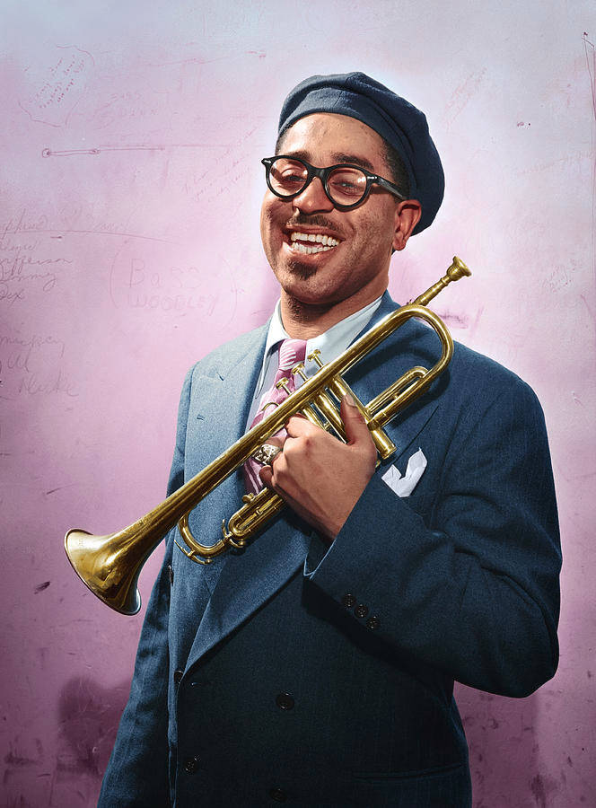 Dizzy Gillespie Trumpet Pyrotechnician Background