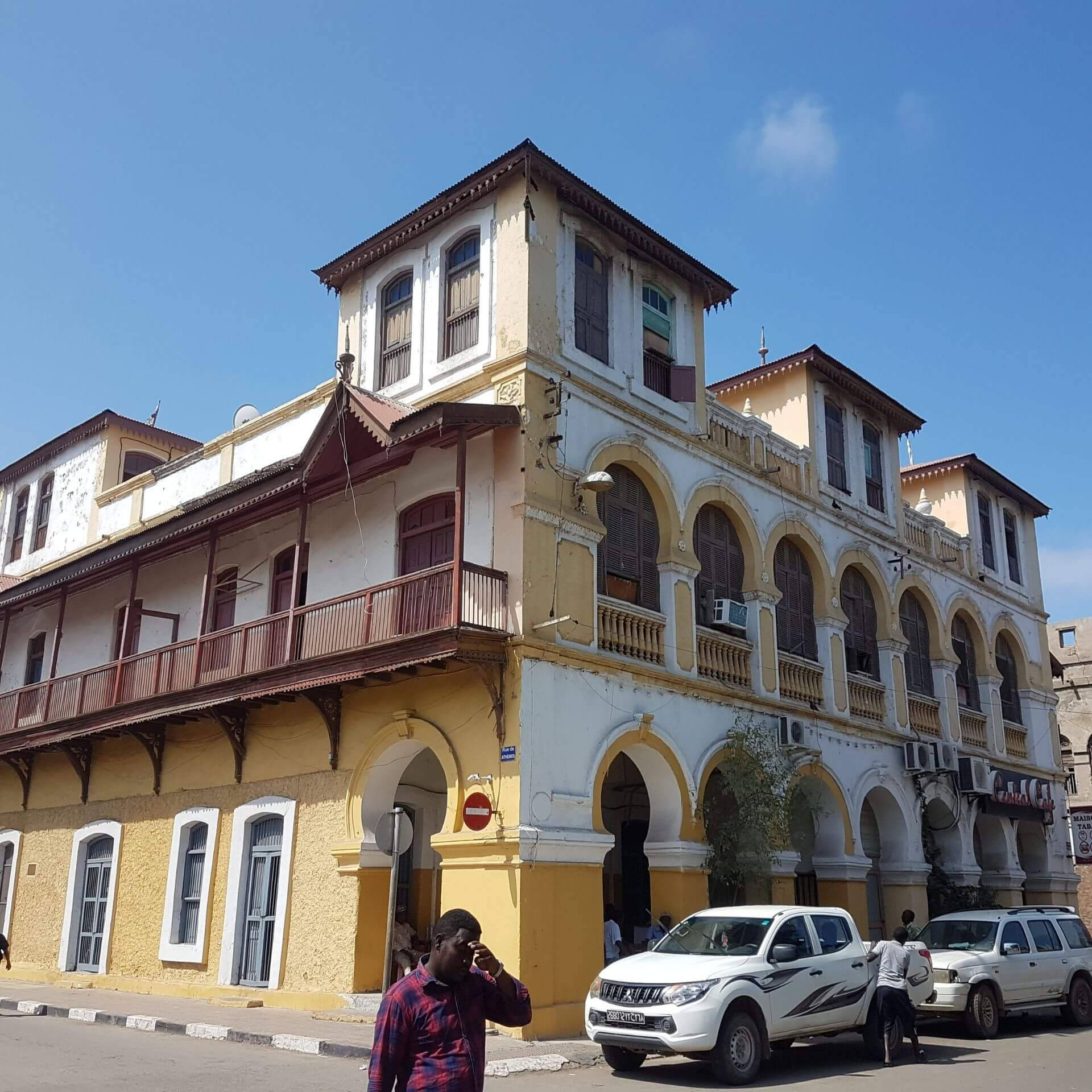 Djibouti Parking Place Menelik Background