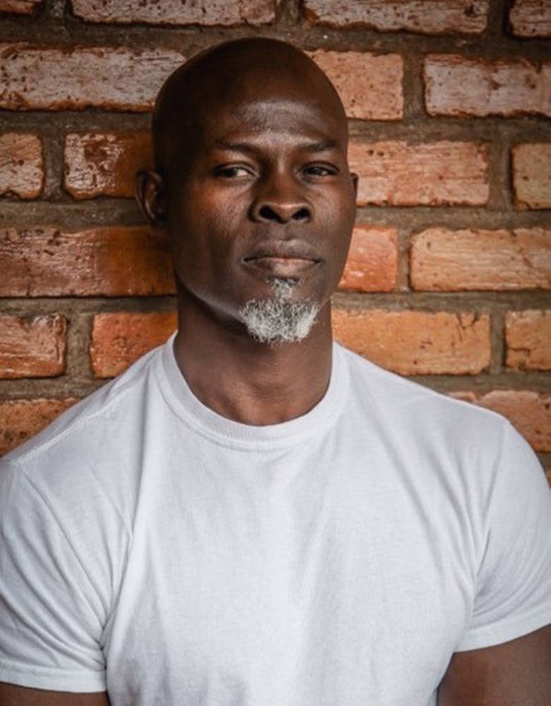 Djimon Hounsou On Brick Background