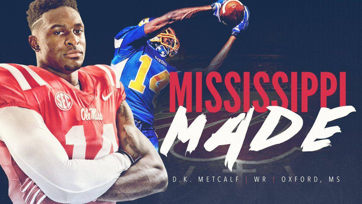 Dk Metcalf Mississippi Made Background
