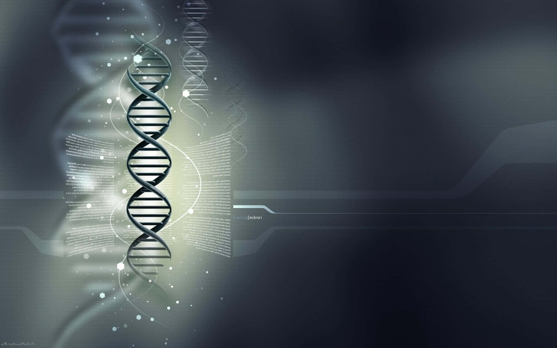 Dna Helix Structure From Hd Medical Background