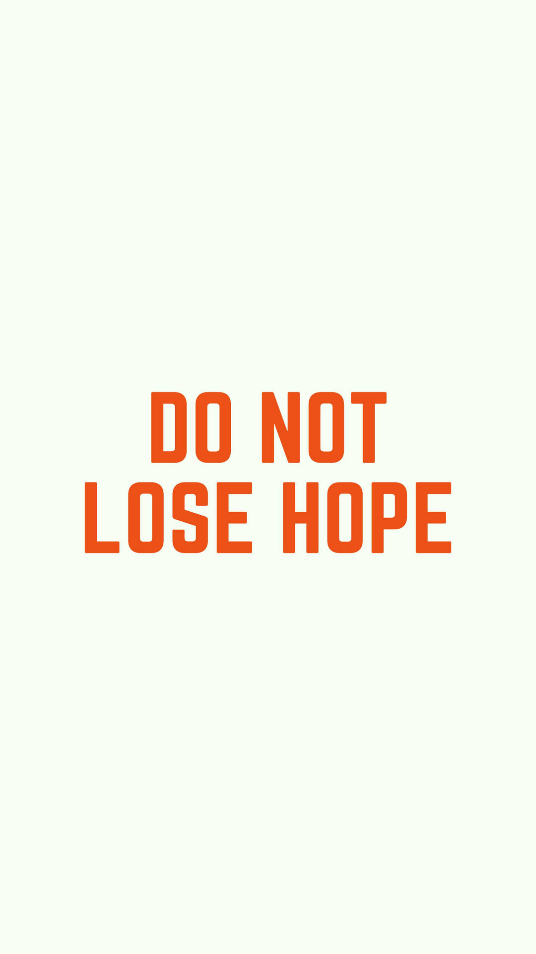 Do Not Lose Hope Motivational Quote Background