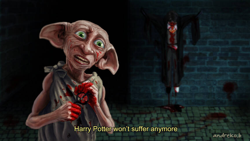 Dobby Finishing Harry Potter Fanart