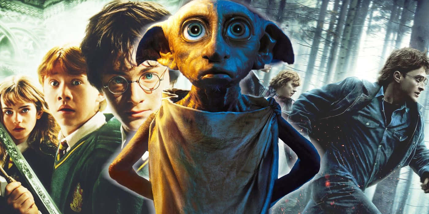 Dobby In The Harry Potter Pottterverse Background