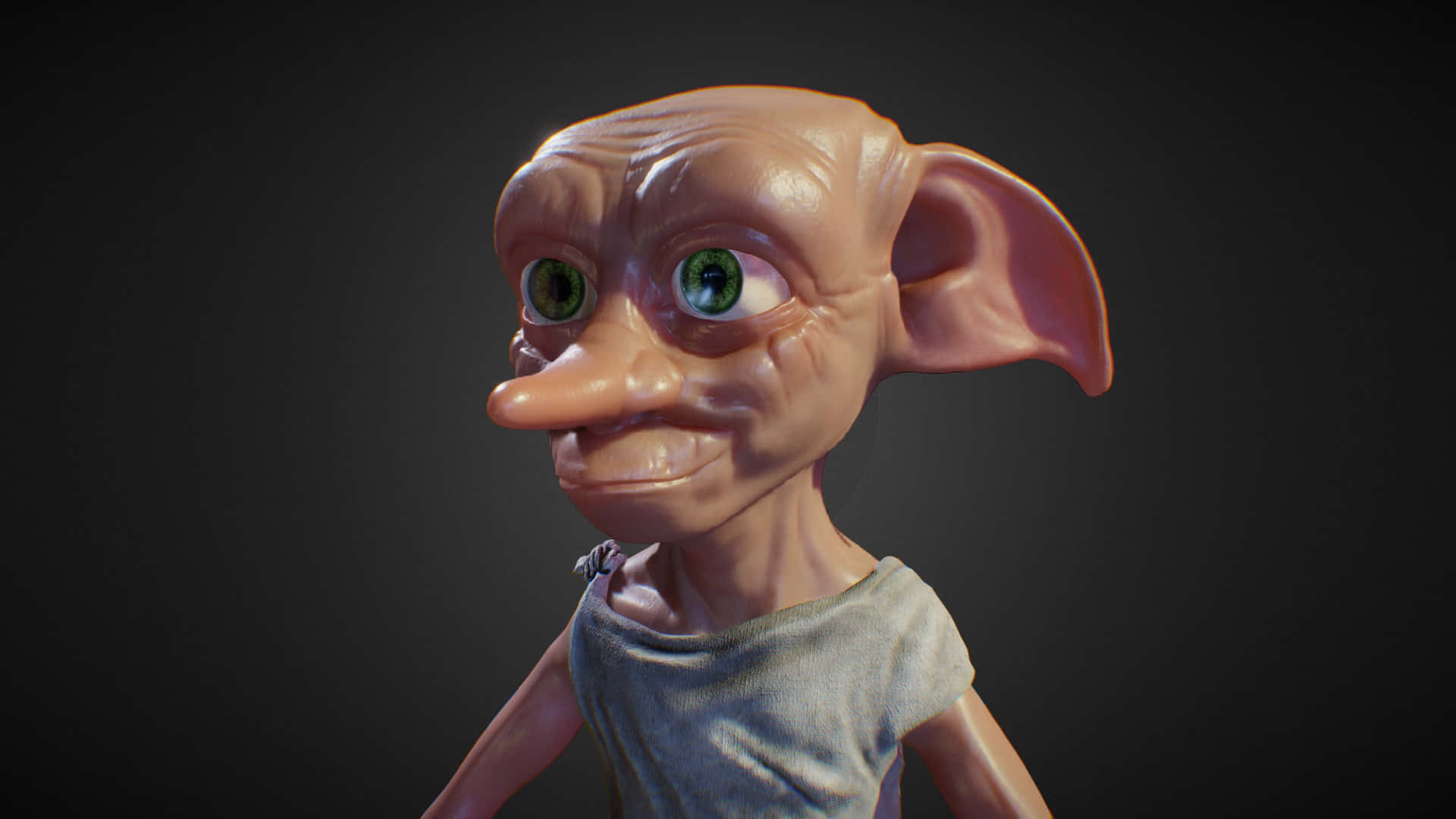 Dobby The Loyal House Elf From J.k. Rowling's Harry Potter Series Background