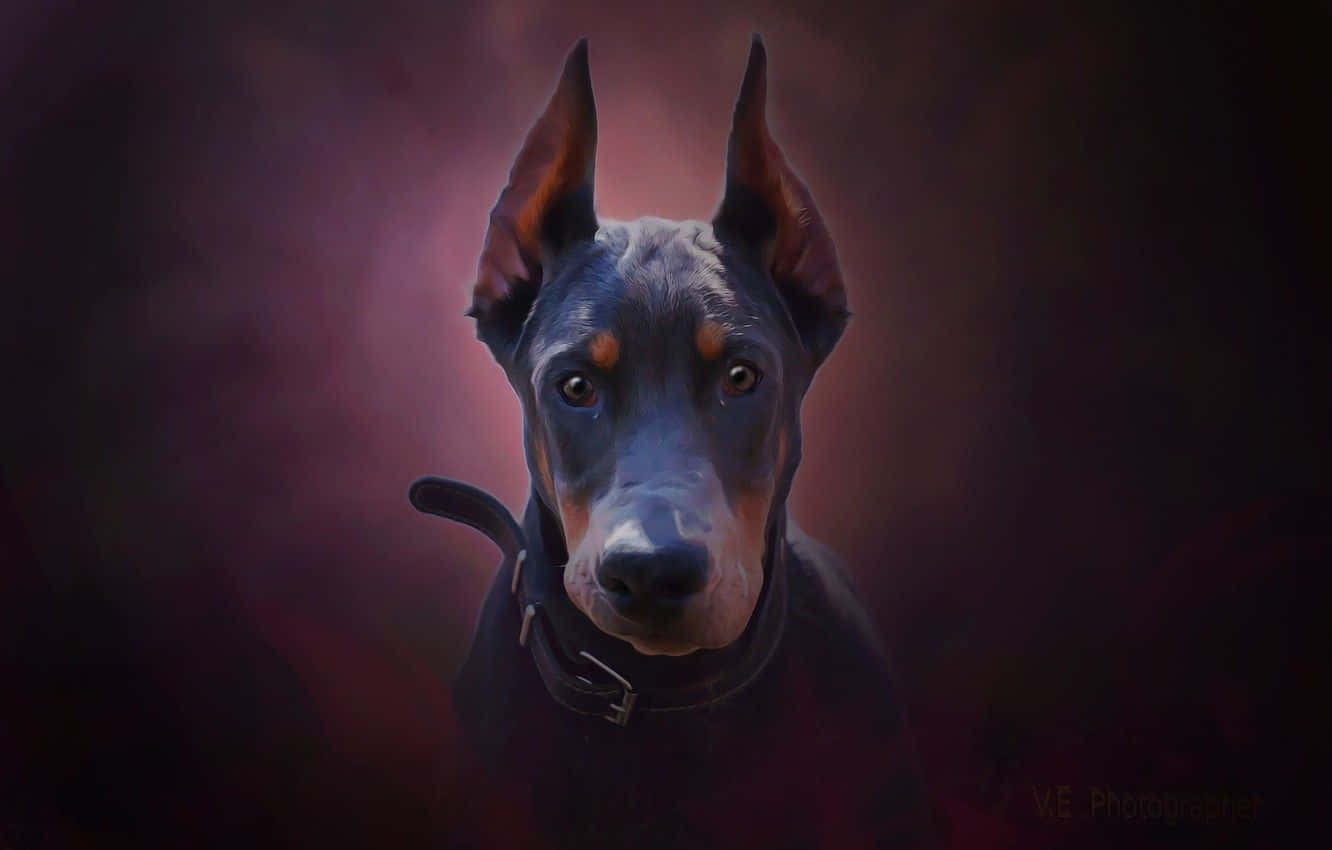 Doberman Solo Background