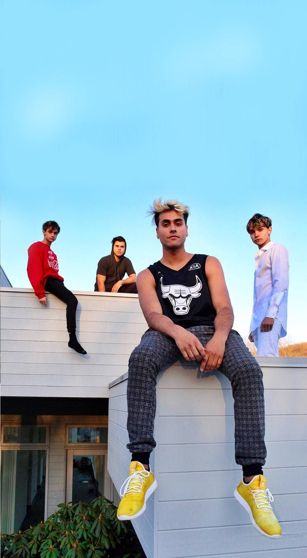 Dobre Brothers On The Roof Background