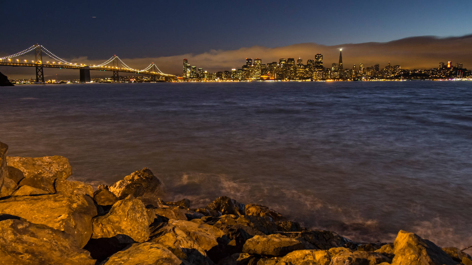 Dock And Bridge San Francisco Photography Background