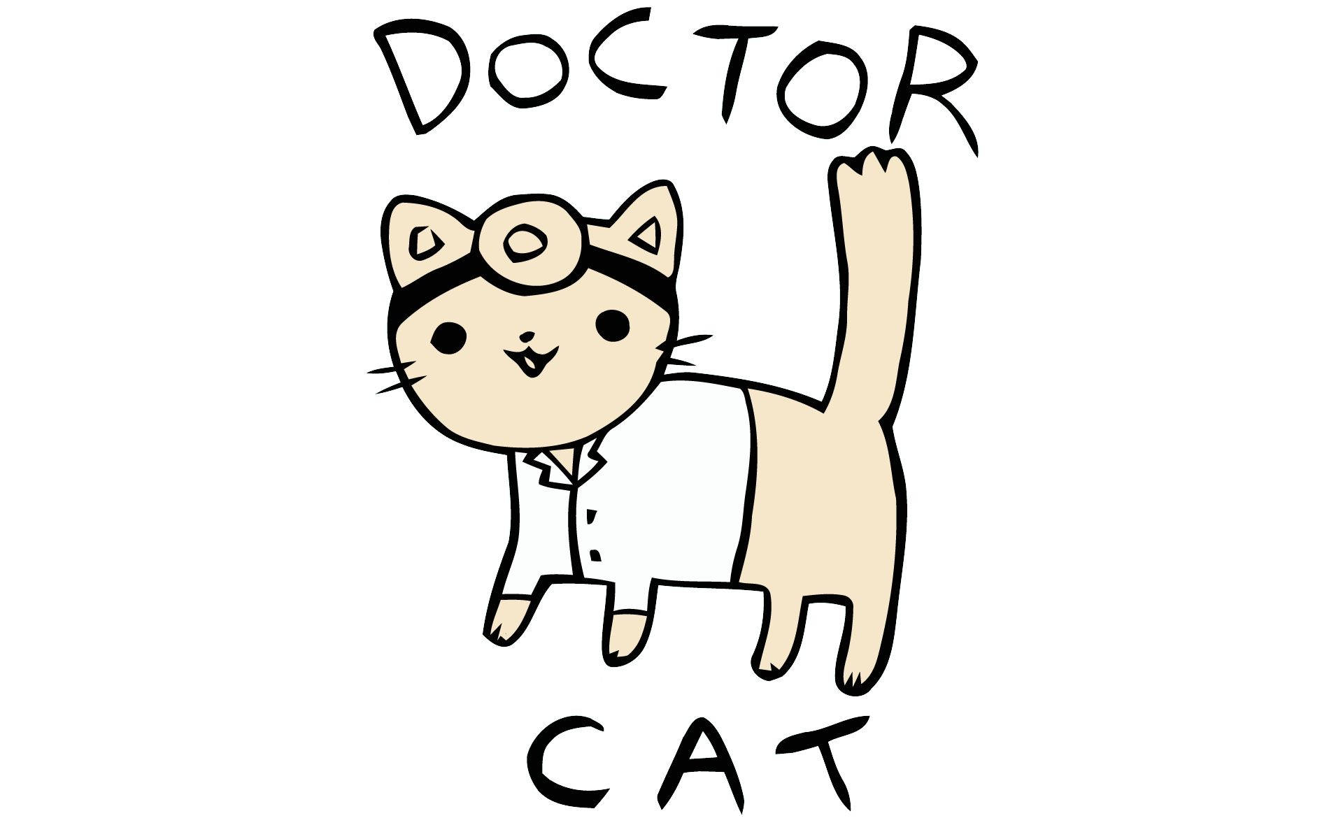 Doctor Cat Background