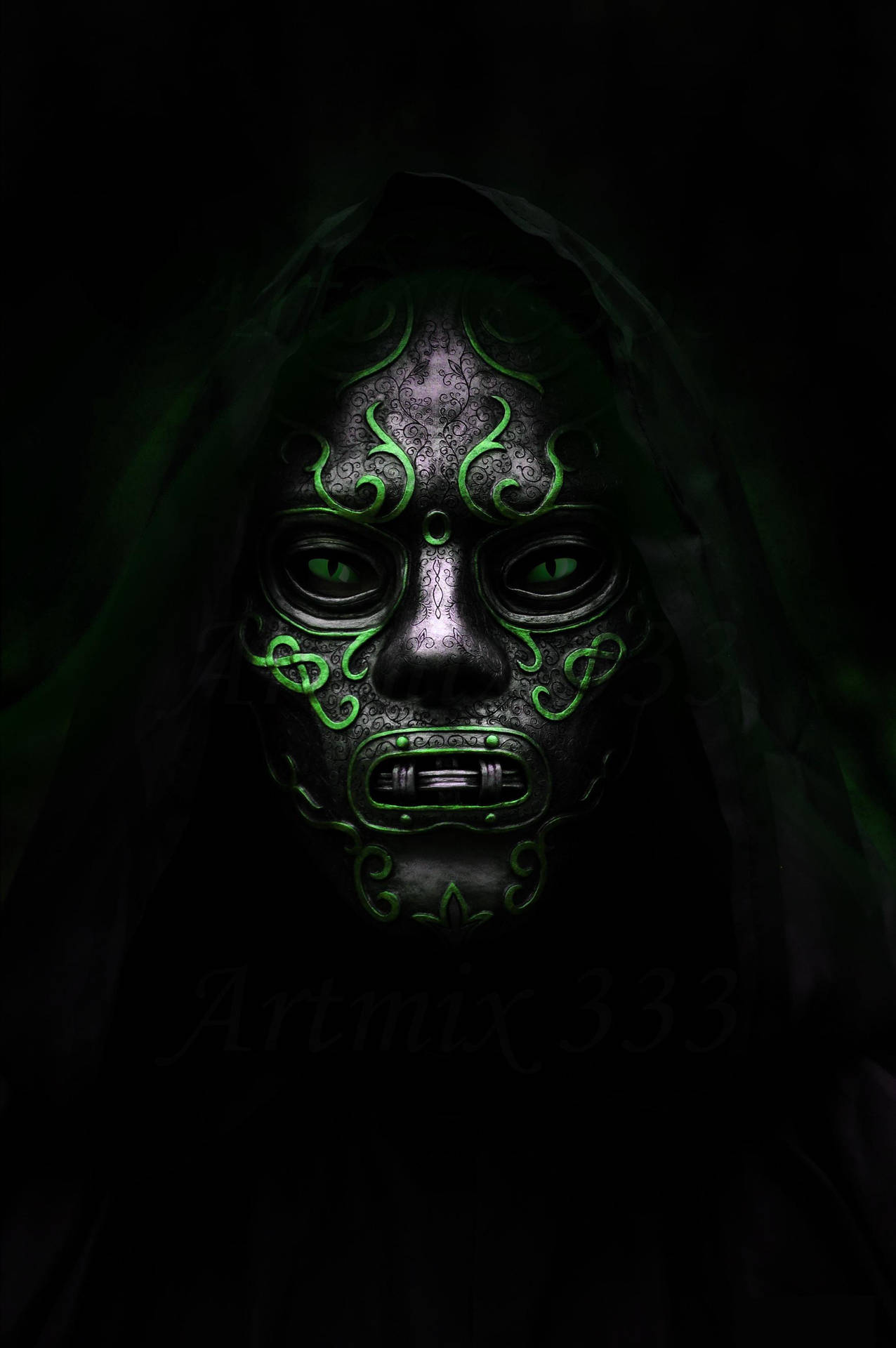 Doctor Doom-inspired Mask Background