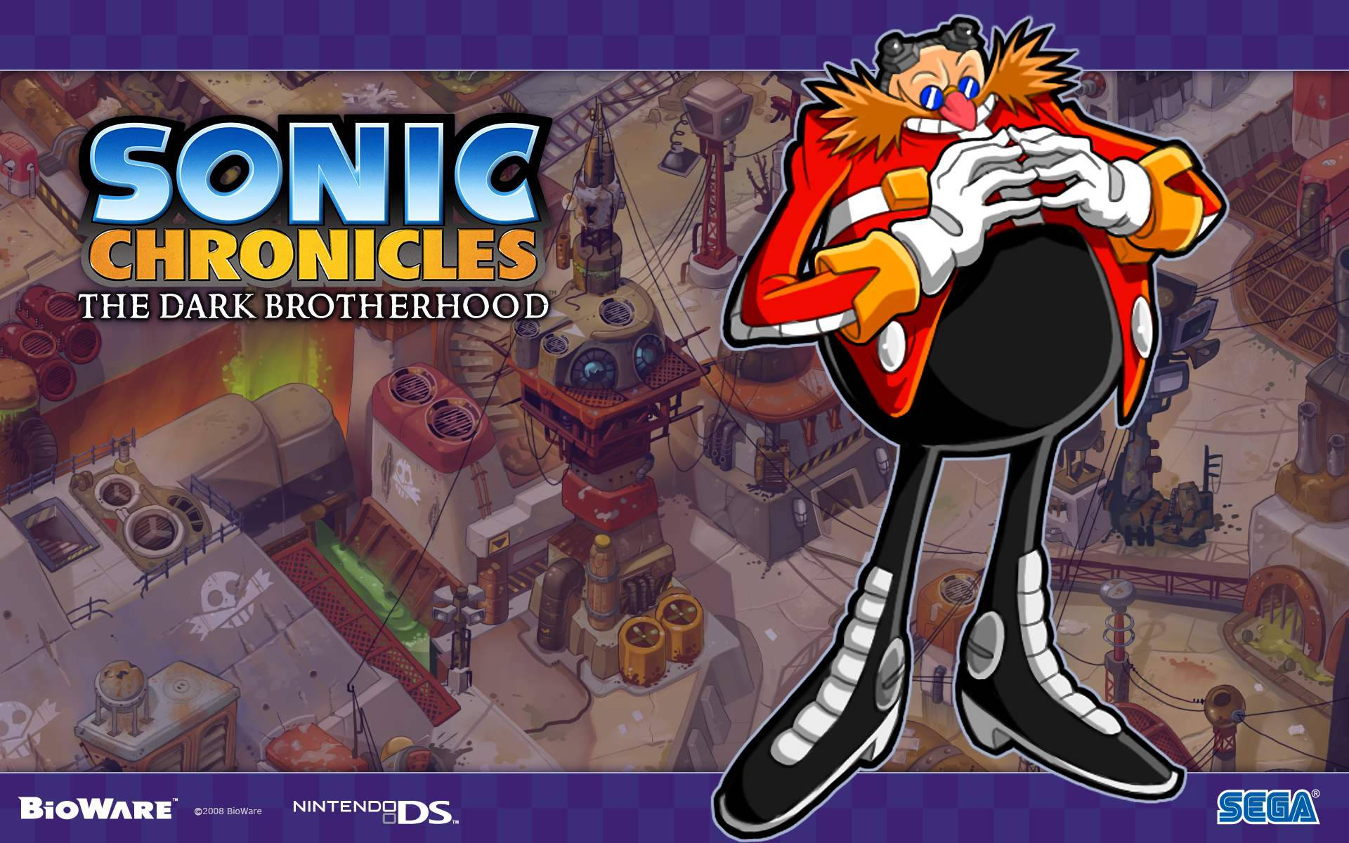 Doctor Eggman And Sonic Chronicles Background
