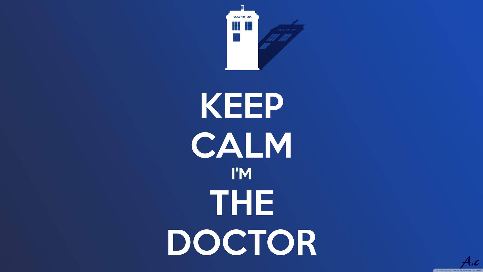 Doctor Motivation Blue Gradient Background