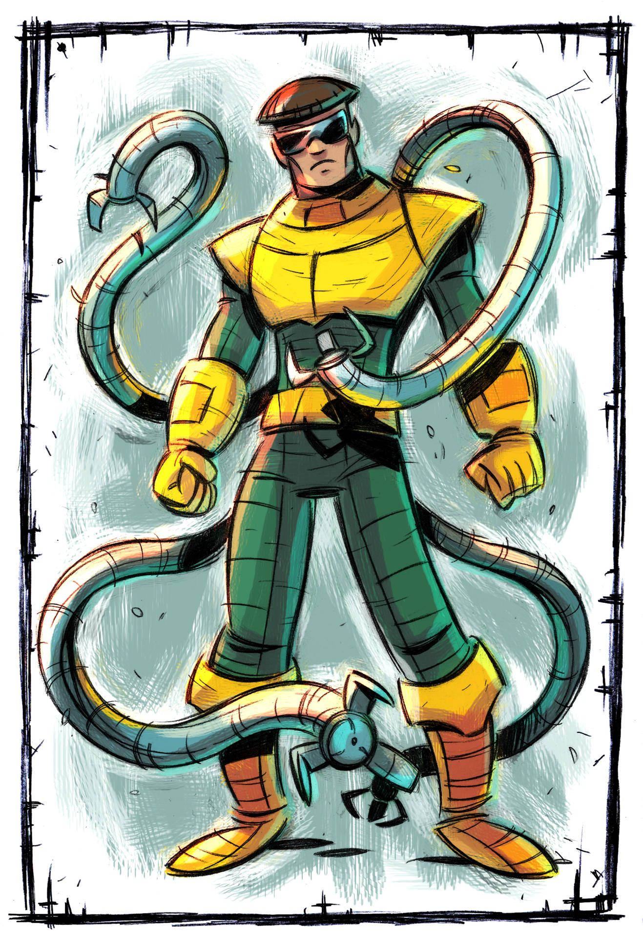 Doctor Octopus Art Drawing Background