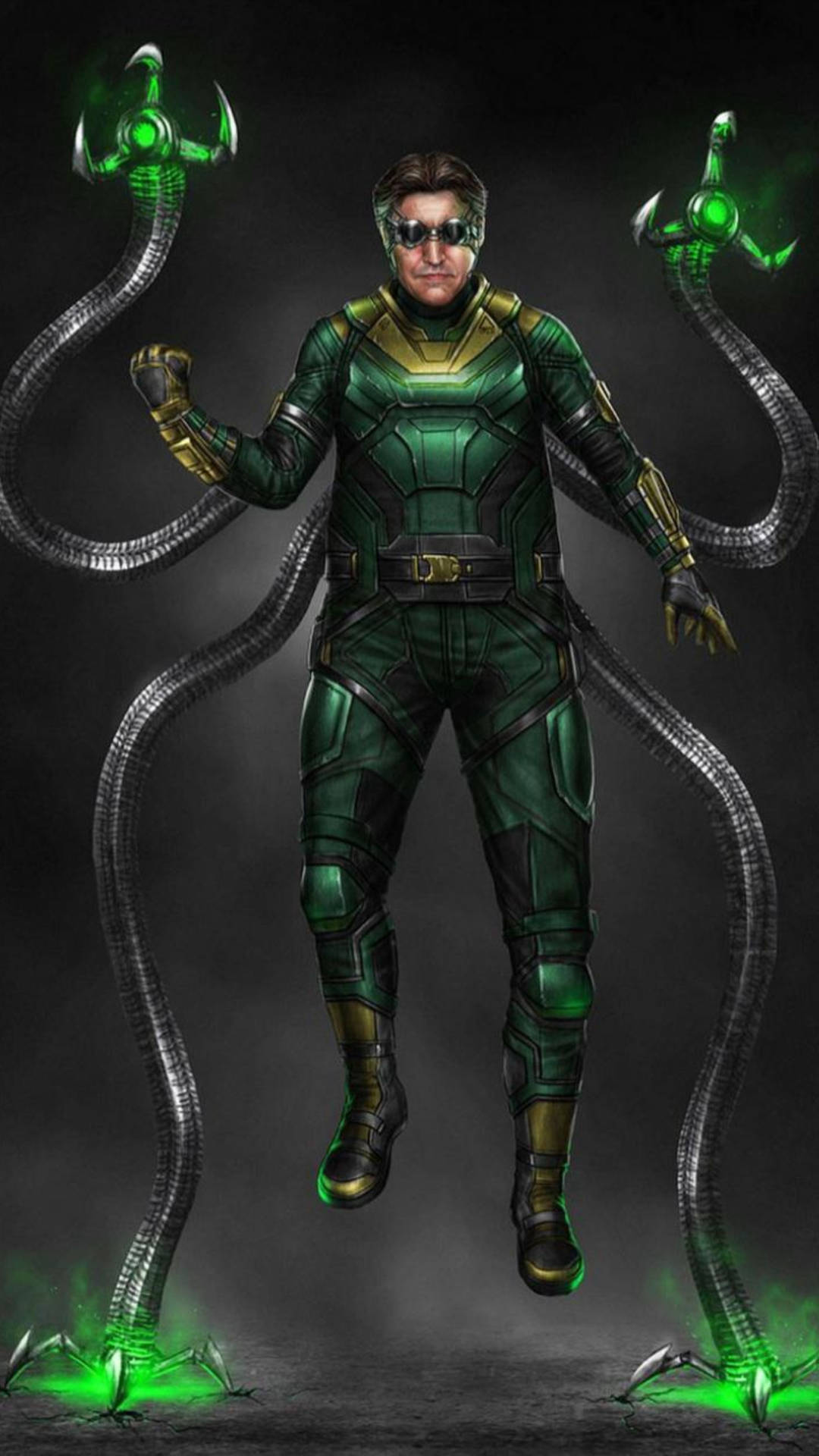 Doctor Octopus Digital Art Background