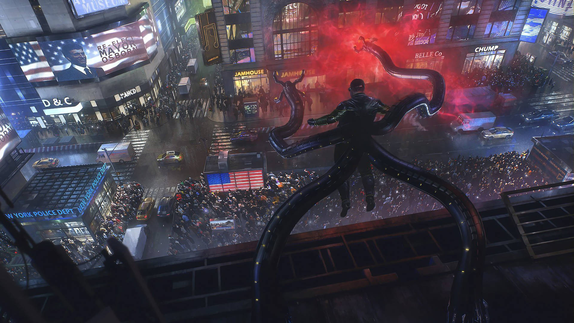 Doctor Octopus Game Teaser Background