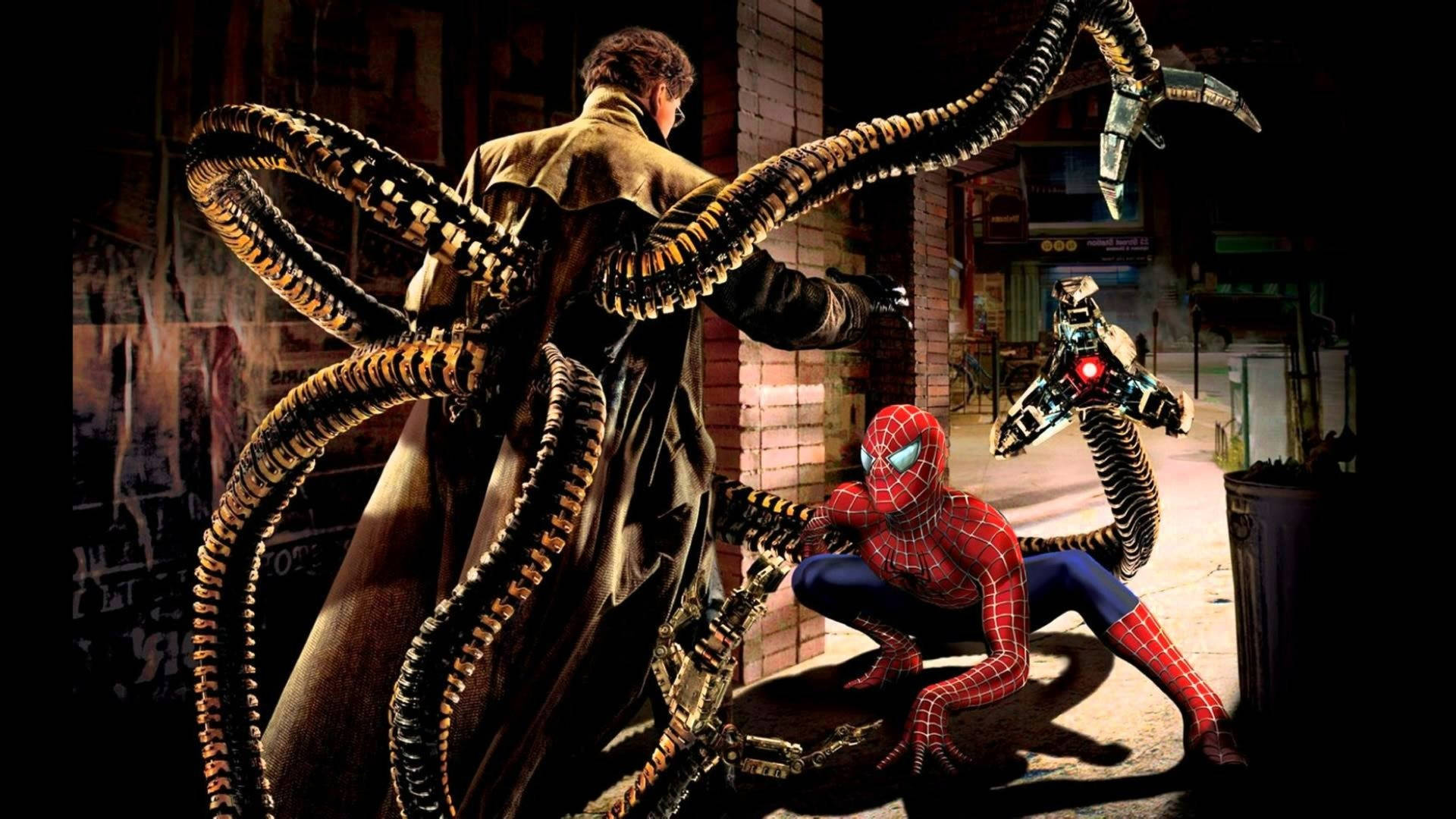 Doctor Octopus Vs Spider-man Background