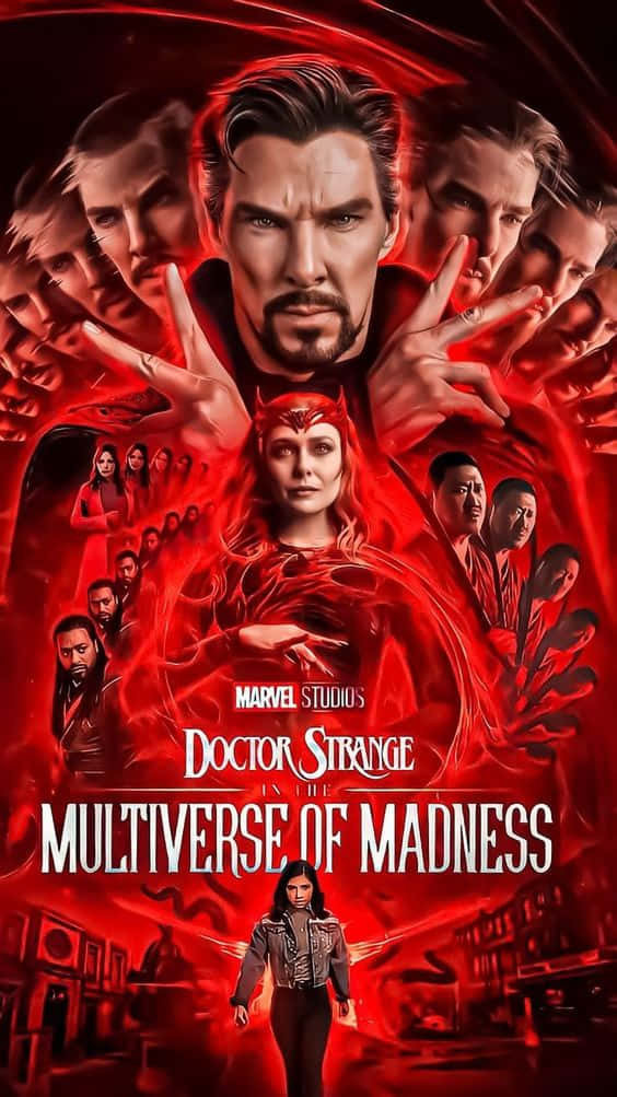 Doctor Strange 2 Red Aesthetic Mobile