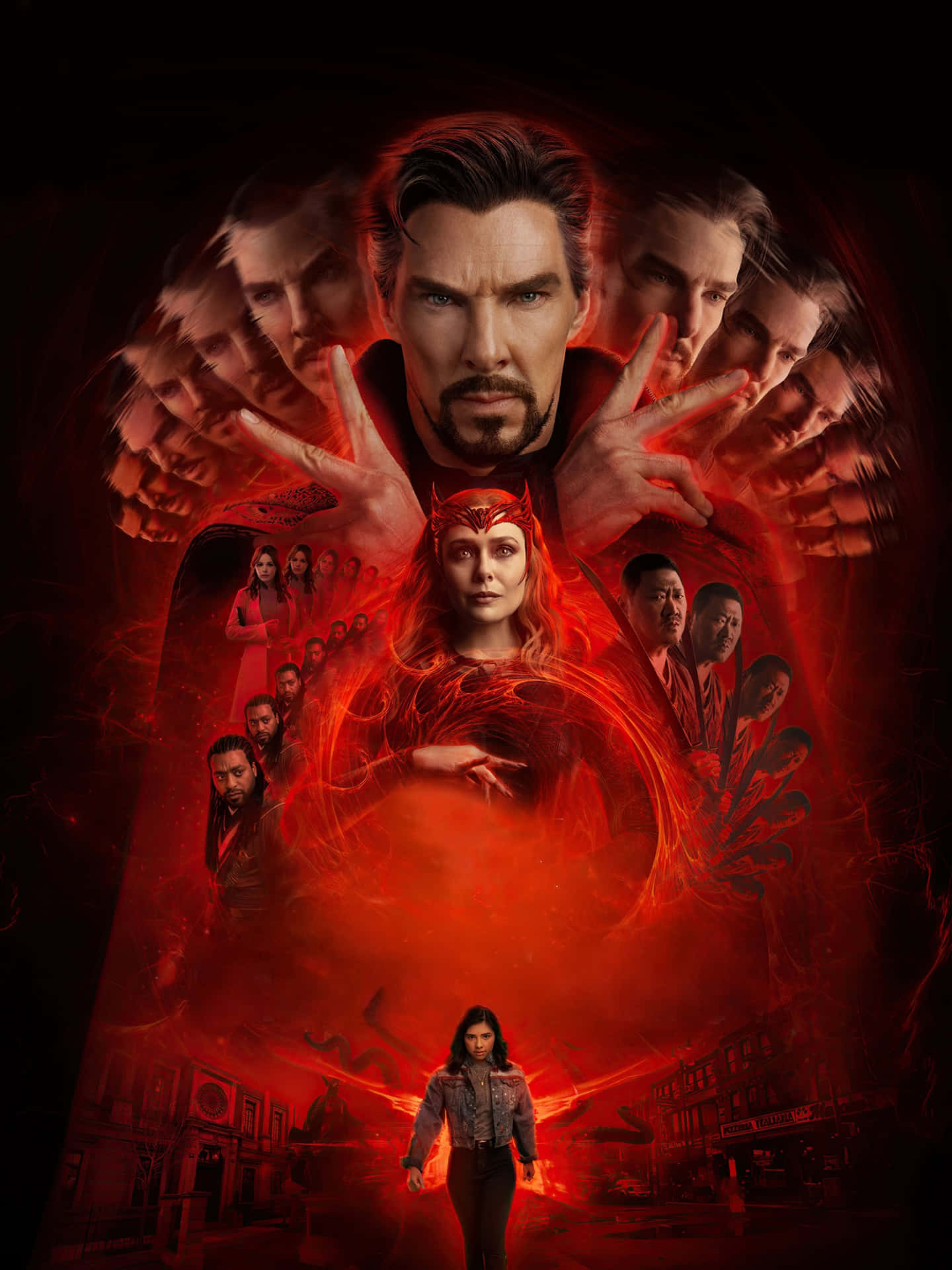 Doctor Strange Battles The Dark Forces Of The Multiverse In The Upcoming Marvel Sequel. Background