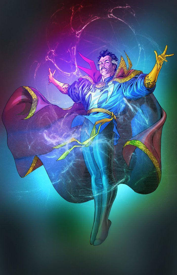 Doctor Strange Flying Background