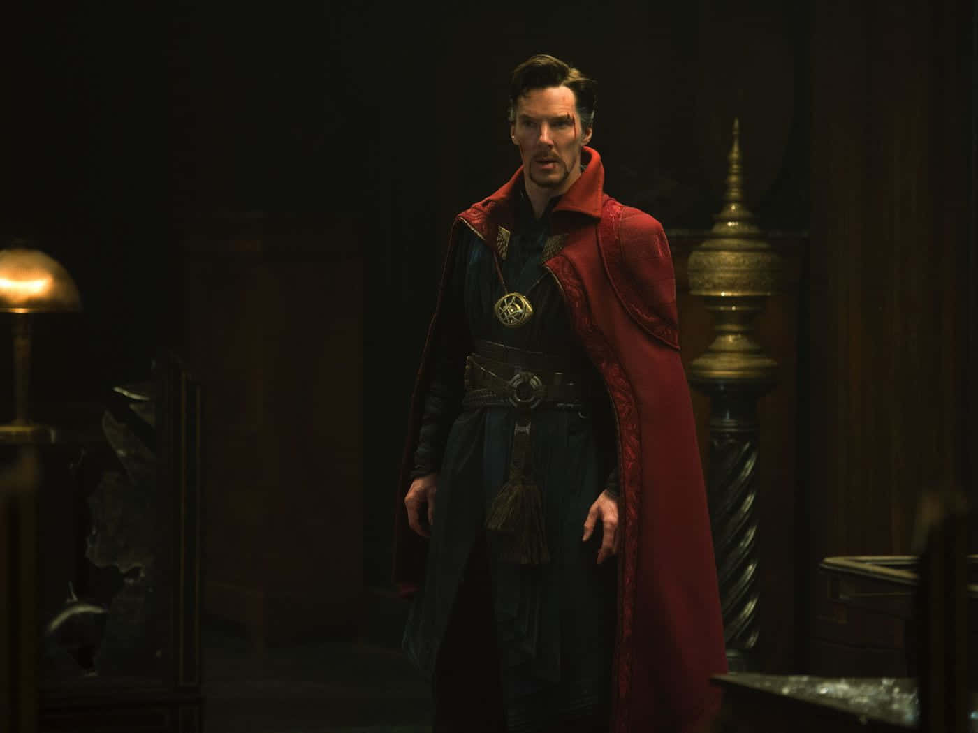Doctor Strange Intrigued Look Background